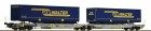 67398 Roco Articulated intermodal car of AAE with 2 trailers